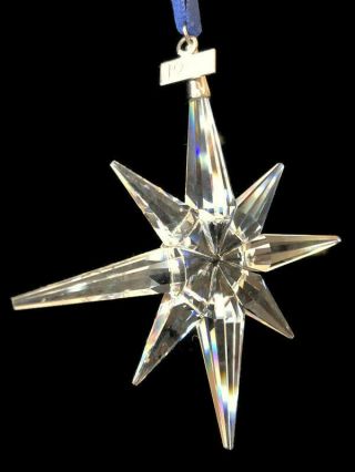 1995 Swarovski Crystal Holiday Ornament Snowflake W/box Limited Edition