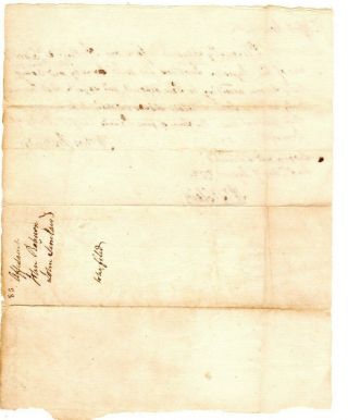 Arthur St Clair,  7th President of U S in Congress Assembled; 1772 Autograph Doc ' 3