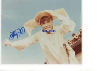 Sally Field The Flying Nun Geninue Hand - Signed Autograph Signature 8x10 Photo