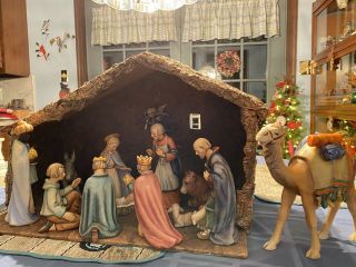 Vintage Goebel Hummel Nativity Set - 12 Figure Set With Stable -
