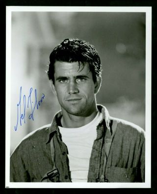 Mel Gibson Lethal Weapon Mad Max Signed Autographed 8 X 10 Photo Bas Beckett Loa