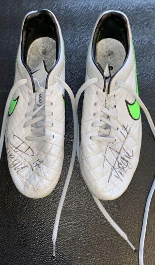 Virgil Van Dijk Football / Soccer Signed Boots