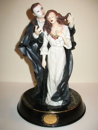 Phantom Of The Opera Porcelain Musical Figurine,  Franklin,  E.  Kaufman,  Rare