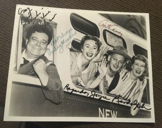 The Honeymooners Cast Hand Signed Autographed 8x10 Beckett