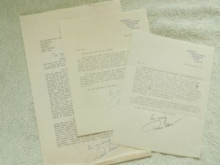 Watership Down Author Richard Adams - 3 Signed Letters On Animal Rights