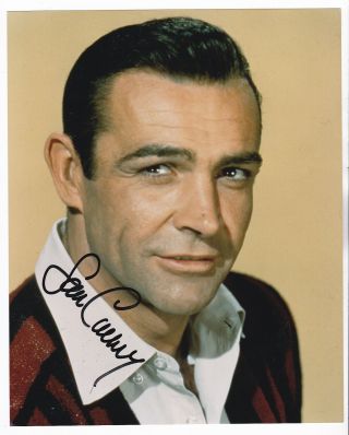 Sean Connery Signed Photograph - James Bond 007 Etc.