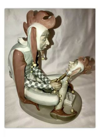 Very Rare Lladro Court Jester Figurine Retired: 1984 01001405