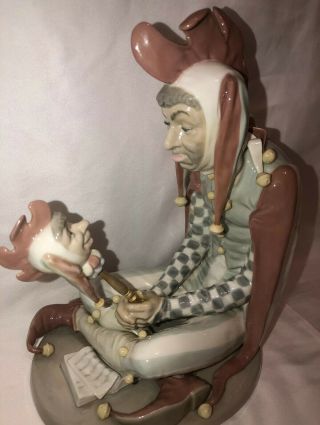 Very Rare Lladro Court Jester Figurine Retired: 1984 01001405 3