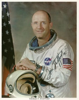 Gemini Apollo Astronaut Tom Stafford - Guaranteed - Signed Nasa 10 " X 8 "