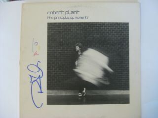 Robert Plant - Autographed 1983 Solo Album - Hand Signed - Led Zeppelin Legend