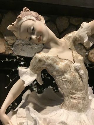 Giuseppe Armani Florence “juliette” Ballerina Figurine Made In Italy 17.  5” Tall