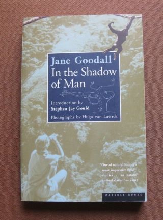 Signed - In The Shadows Of Man By Jane Goodall - 1st Pb 1988 - Chimpanzees