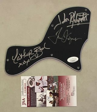 The Dukes Of Hazzard Signed Autograph Auto Electric Guitar Pickguard X3 Jsa