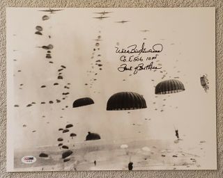 Wild Bill Guarnere Band Of Brothers Signed Photograph Psa/dna Autograph Auto