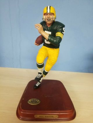 Rare Paul Hornung Green Bay Packers Danbury Figurine W/cert Statue Figure