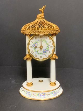 House Of Faberge The Hummingbird Garden Anniversary Clock Aa - 01