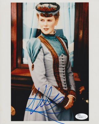 Nicole Kidman In - Person Signed 8x10 W/ Jsa M93411 Far And Away