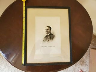 President Theodore Roosevelt Signed Autographed Picture 2