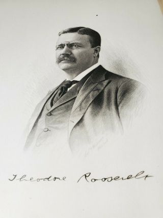 President Theodore Roosevelt Signed Autographed Picture 3
