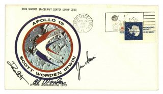 Apollo 15 Insurance Cover Signed Al Worden,  Dave Scott & James Irwin