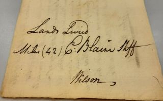 James Wilson Signature Signer Of The Declaration Of Independance