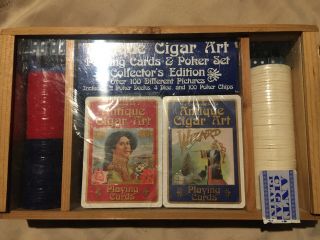 1998 On A Roll Antique Cigar Art Playing Card Set