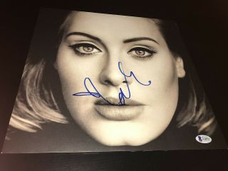 Adele Signed Autograph Album Vinyl " 25 " Hello Beckett Bas Auto Rare Authentic X1