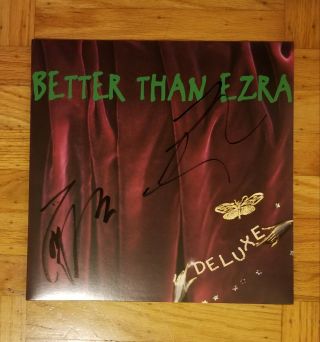 Autographed Signed Better Than Ezra Deluxe Vinyl Lp Kevin Griffin