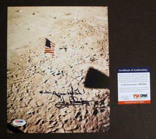 Psa/dna Gene Kranz Signed 8x10 Photo - (nasa Mission Control Apollo 13 Moon)