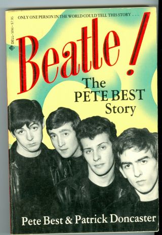 Beatle The Pete Best Story Autographed Hand Signed Paperback Book The Beatles