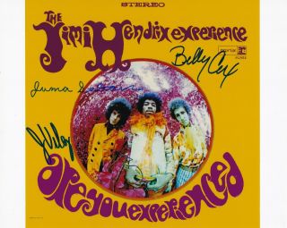 Jimi Hendrix Bandmates Signed Photo Billy Cox,  Jerry Velez & Juma Sultan Proof