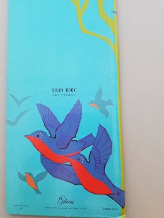 Gibson Story Book Greetings,  What Flies In The Skies,  A Birthday Book Of Birds 2