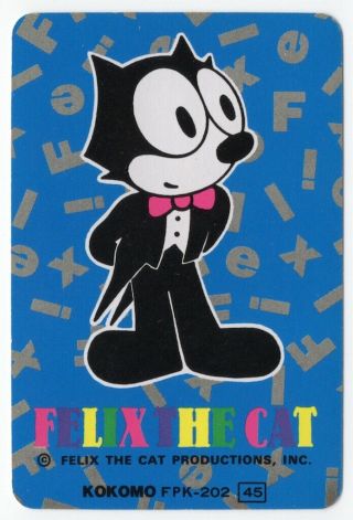1 Playing (swap) Card - Cartoon - Comic - Felix The Cat [2384]
