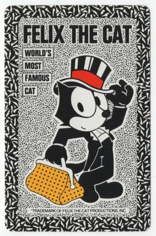 1 Playing (swap) Card - Cartoon - Comic - Felix The Cat [2385]