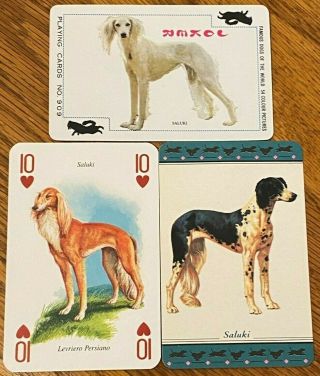 Dog Breed Swap Playing Cards - Singles - Saluki