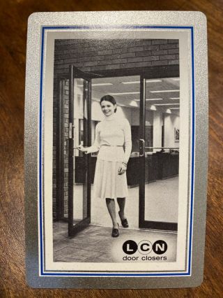 Lcn Door Closers Single Swap Playing Card - Vintage