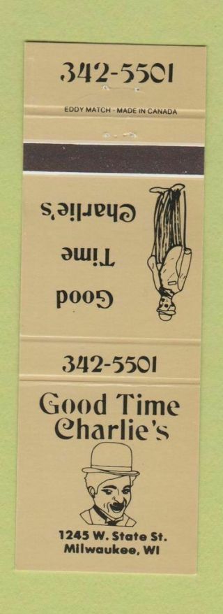 Matchbook Cover - Good Time Charlie 