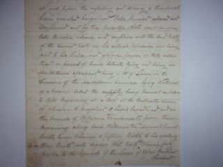 1828 US Antique indenture manuscript deed document Ulster County NY land ID 364 3