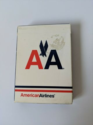 Vintage American Airlines Poker Size Playing Cards Eagle Logo