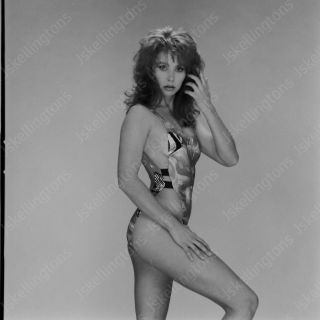 1980s Sexy Portrait Pretty Woman In Swimsuit Vintage 2 1/4 " Negative Dm6