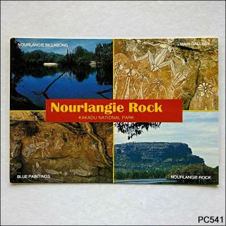 Nourlangie Rock Kakadu National Park 4 Views Postcard (p541)