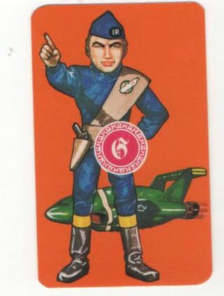 Swap Playing Cards 1 Japanese Tv Series Thunderbirds Anime 3/4 Size A49