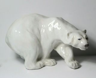 Royal Copenhagen Polar Bear 1137 Knud Kyhn 1st Quality Porcelain Figurine