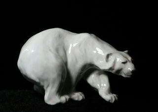 Royal Copenhagen Polar Bear 1137 Knud Kyhn 1st Quality Porcelain Figurine 3