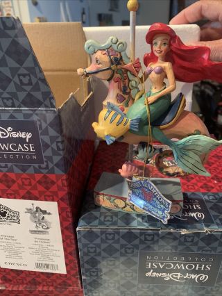 Jim Shore Disney Princess Of The Sea Carousel Figurine Ariel Retired