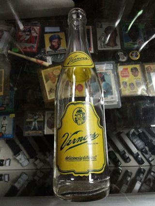 Vintage - 12 Oz Acl Vernors Soda Bottle,  Dayton,  Ohio