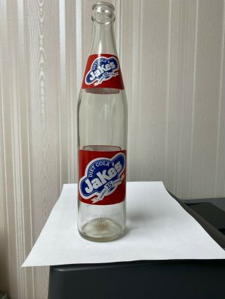 Vintage Soda Pop Beverage Bottle - Acl - Jakes Diet Cola