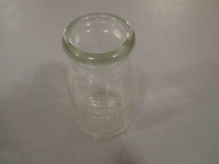 Vintage Bowman Dairy Company Cream Half Pint Bottle.  Embossed Glass