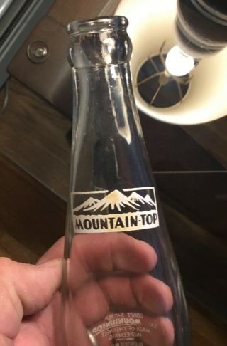Old Mt Jewett PA ACL 12 Oz Painted Label Soda Bottle Mountain Top Advertising 3