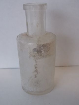 Vintage Antique Collectable Retro Glass Medical Apothecary Bottle Opalescence 2